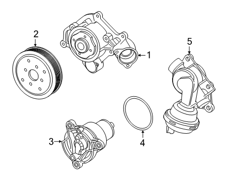 2025 Audi Q8 Water Pump