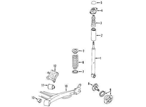 2001 Audi TT Rear Axle Diagram