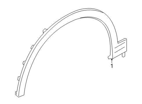 2025 Audi Q7 Exterior Trim - Fender