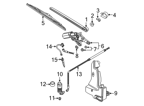 2023 Audi e-tron Quattro Tube Assembly Diagram for 4KE-955-961-A