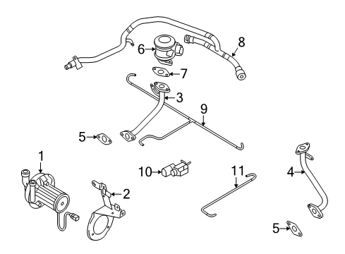 2008 Audi R8 Emission Components Diagram
