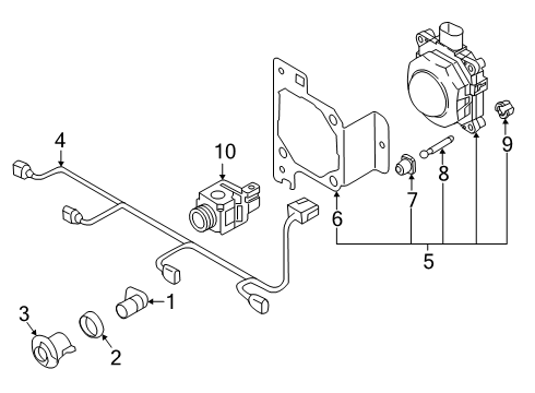 2024 Audi A4 allroad Electrical Components - Front Bumper