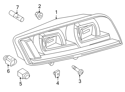 2012 Audi R8 Tail Lamps Diagram
