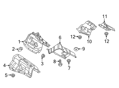 2014 Audi RS7 Exhaust Components Diagram 2