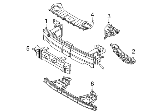 2025 Audi SQ6 e-tron Bumper & Components - Front