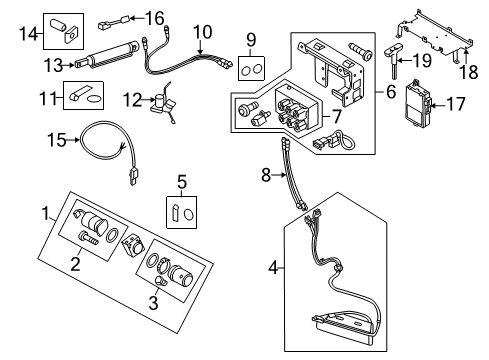 2014 Audi R8 Motor & Components Diagram