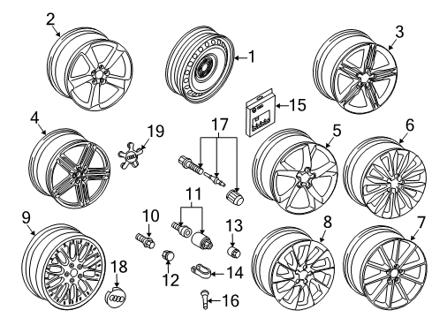 2014 Audi S5 Wheels Diagram 4