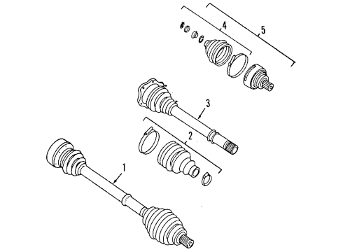 1996 Audi A4 Front Axle Diagram