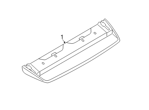 2015 Audi S8 High Mount Lamps