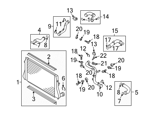 2009 Audi TT Intercooler - Air Diagram 2