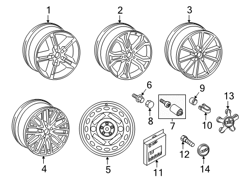 2018 Audi S6 Wheels Diagram 2