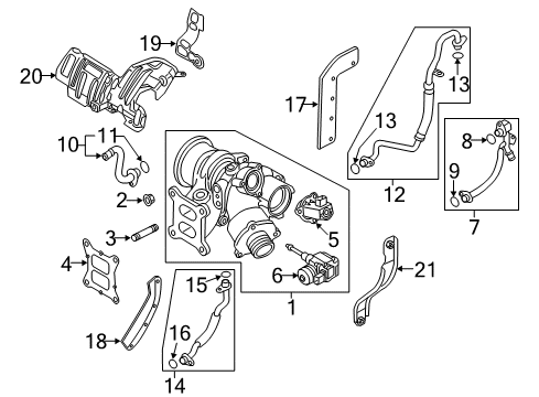 2017 Audi A3 Quattro Turbocharger Diagram