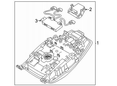 2025 Audi Q6 e-tron Console Diagram 3