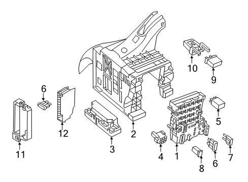 2016 Audi A3 Sportback e-tron Fuse & Relay Diagram 2