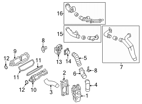 2018 Audi RS5 Intake Manifold Diagram