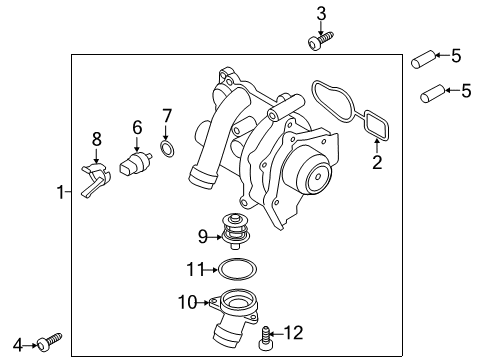 2016 Audi allroad Water Pump Diagram