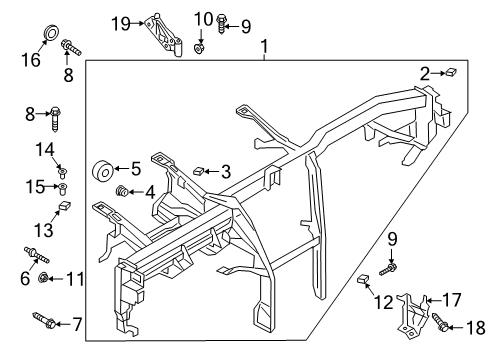2019 Audi e-tron Quattro Instrument Panel Diagram