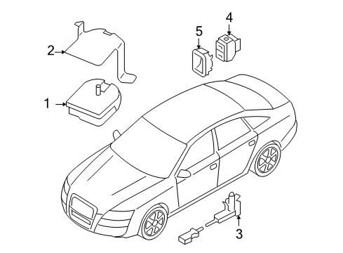 2010 Audi A6 Quattro Alarm System
