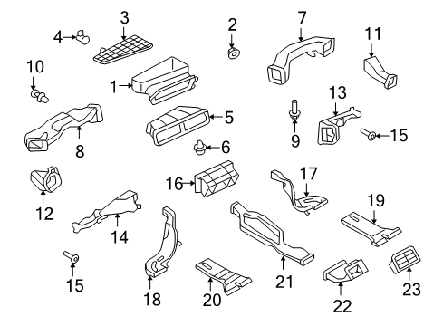 2011 Audi A5 Ducts Diagram