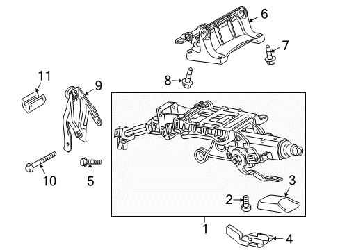 2014 Audi TT Quattro Steering Column Assembly Diagram
