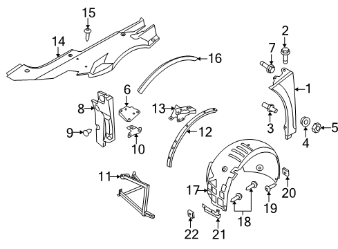 2009 Audi R8 Fender & Components