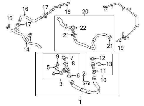 2017 Audi TTS Quattro Hoses, Lines & Pipes Diagram 5