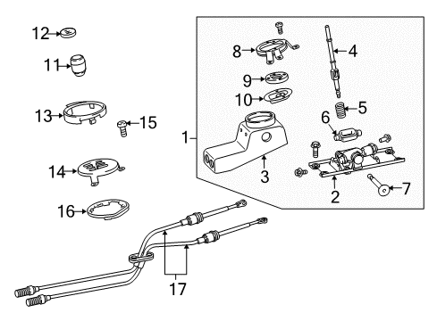 2010 Audi R8 Gear Shift Control - MT Diagram