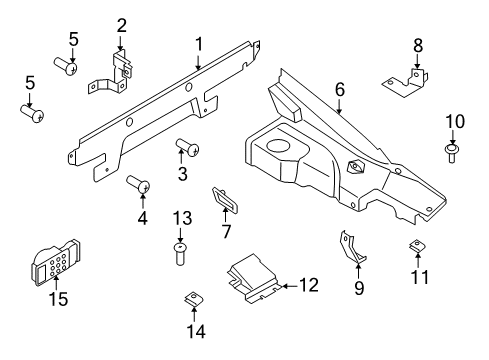 2009 Audi R8 Interior Trim - Rear Body
