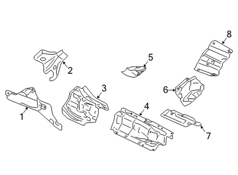 2025 Audi A4 Quattro Heat Shields