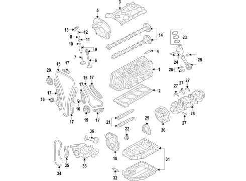 2020 Audi A6 Quattro Balance Shafts