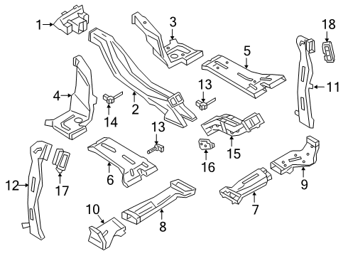 2020 Audi e-tron Sportback Ducts Diagram