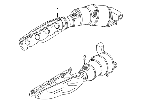 2009 Audi A8 Quattro Exhaust Manifold