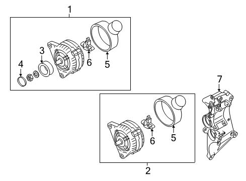 2012 Audi TT RS Quattro Alternator