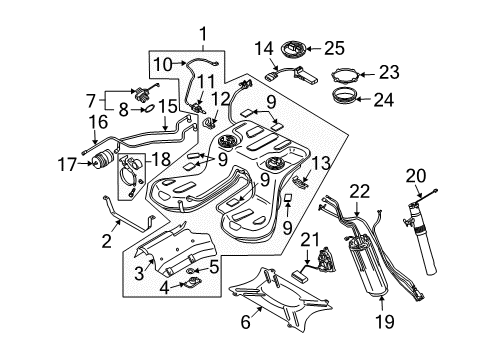 2010 Audi A8 Quattro Fuel Supply Diagram