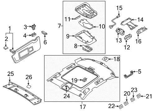 2024 Audi A4 allroad Interior Trim - Roof