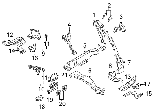 2012 Audi Q7 Ducts Diagram