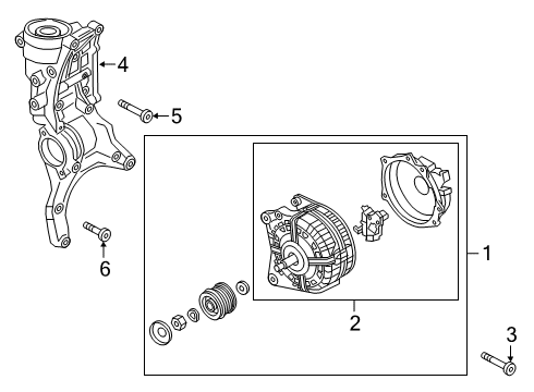 2020 Audi Q3 Alternator