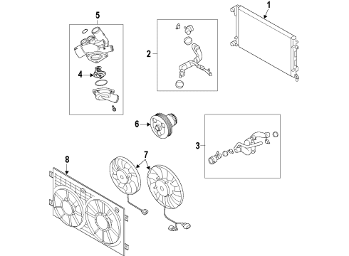 2009 Audi TT Quattro Cooling Fan Diagram 4