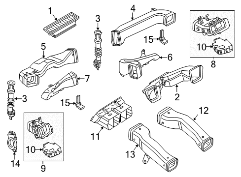 2018 Audi A8 Quattro Ducts Diagram