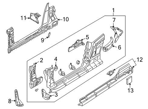 2002 Audi TT Rocker Panel