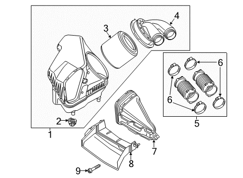 2013 Audi S6 Air Intake Diagram