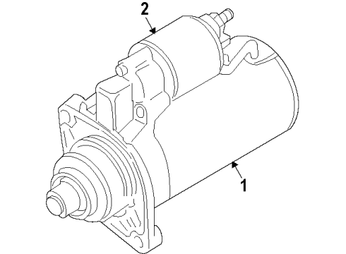 2007 Audi A4 Starter Diagram 3