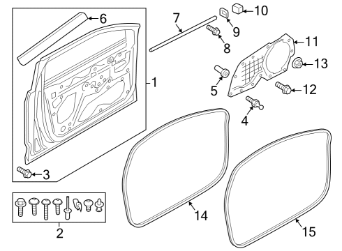 2024 Audi SQ8 e-tron Sportback Door & Components