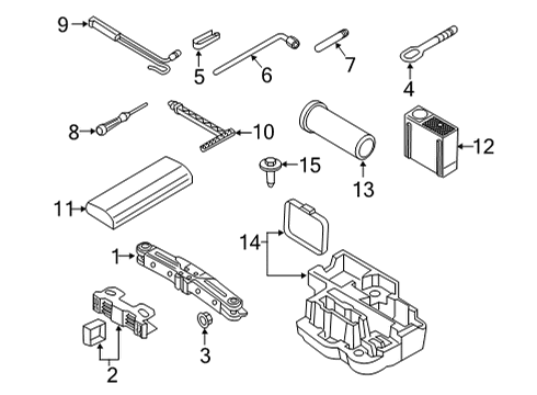 2025 Audi A6 allroad Jack & Components