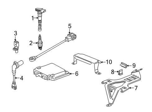 2007 Audi Q7 Ignition System Diagram 2