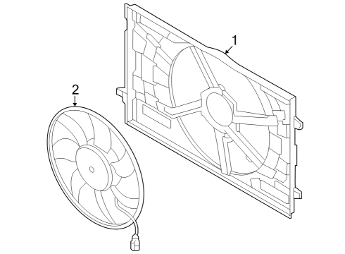 2025 Audi SQ8 e-tron Sportback Cooling Fan