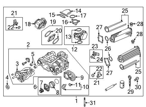 2016 Audi A7 Quattro Intercooler Diagram