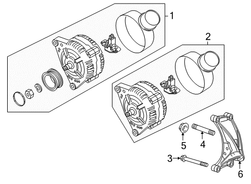 2016 Audi A6 Quattro Alternator Diagram 3
