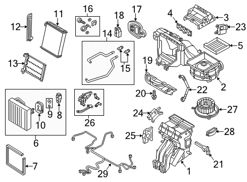 2015 Audi A3 Quattro Blower Motor & Fan Diagram 3