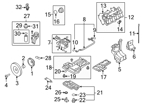 2008 Audi R8 Engine Parts Diagram